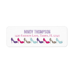 Modern Minimalist Girls Chic Fashion Shoes Label