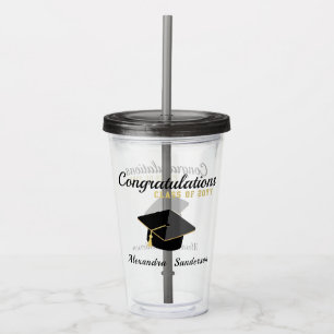 Modern Minimalist Graduation class of 2023 Glass