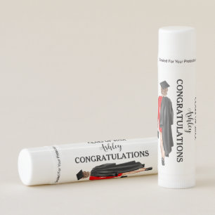 Modern Minimalist Graduation Party Favors Lip Balm