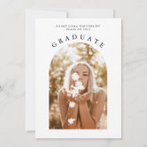 Modern Minimalist Graduation Party Invite