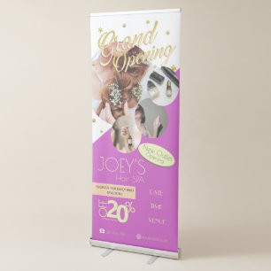 Modern Minimalist Grand Opening Business Banner