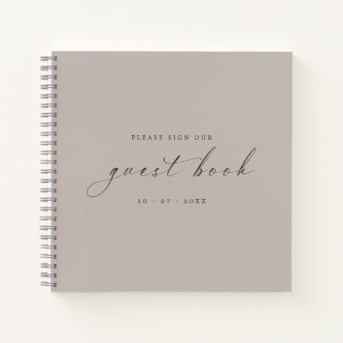 Modern Minimalist Guest Book for Weddings