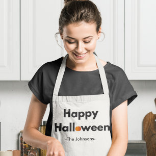 Modern Minimalist Halloween – Personalized Apron