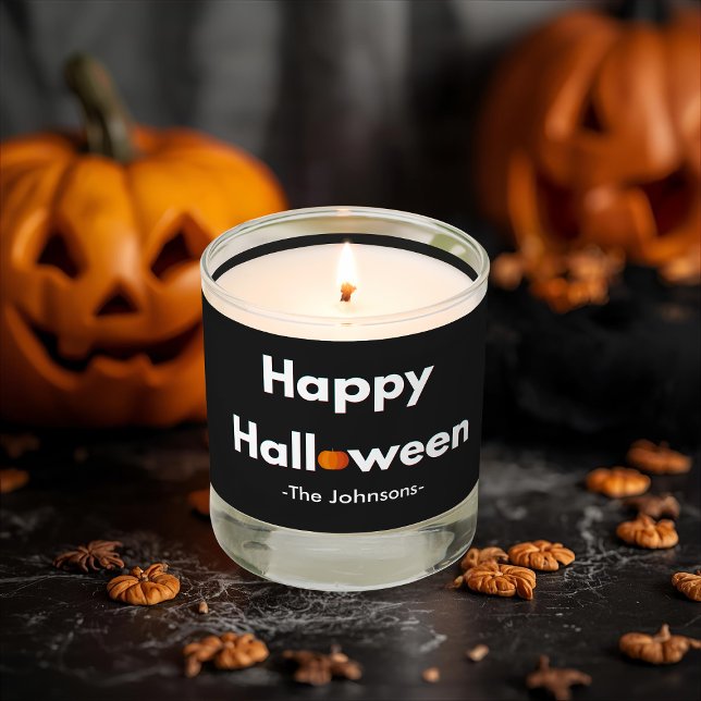Modern Minimalist Halloween – Personalized  Scented Candle (Creator Uploaded)