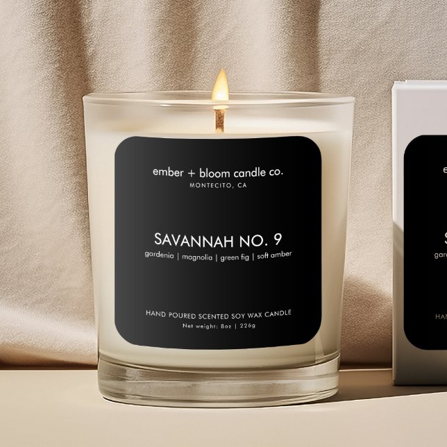Modern Minimalist Handmade Candle Labels (Creator Uploaded)