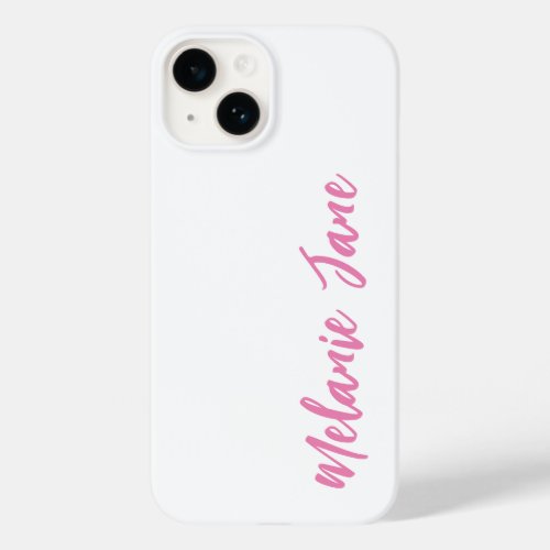 Modern Minimalist Handwriting  Case_Mate iPhone 14 Case