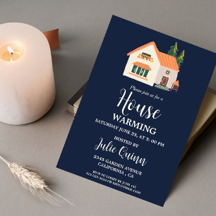 Modern Minimalist House warming Party Invitation