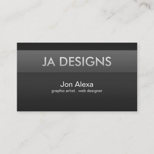 Modern Minimalist II Business Card Template