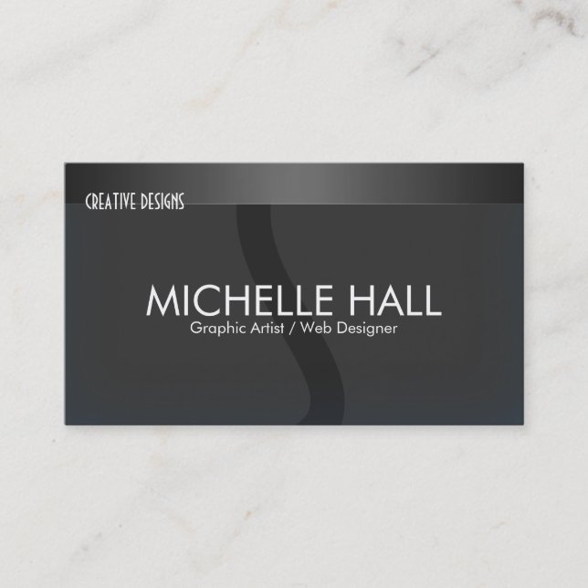 Modern Minimalist III Business Card (Front)