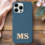 Modern Minimalist Initial Monogram iPhone 16 Pro Max Case<br><div class="desc">Create your own personalized iPhone Case with custom initial name in modern minimalist typography. Available in a variety of colors and styles.</div>