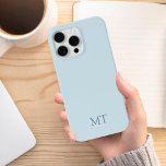 Modern Minimalist Initial Monogram iPhone 15 Pro Max Case<br><div class="desc">Minimalist Modern Initial Monogram Phone Case. Create your own personalized iPhone Case with custom initial name.</div>