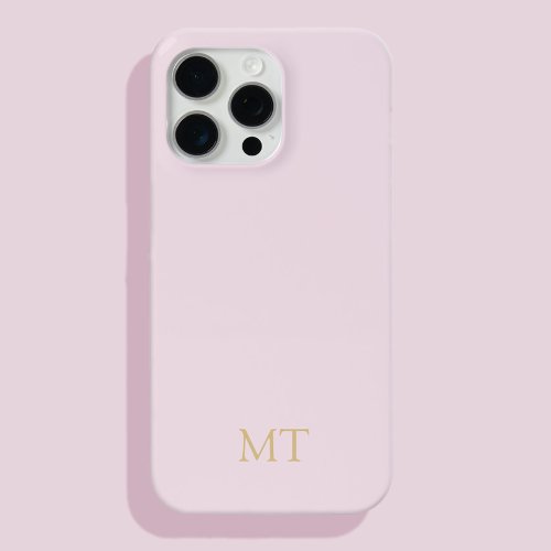 Modern Minimalist Initial Monogram iPhone 15 Pro Max Case