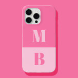 Modern Minimalist Initial Monogram iPhone 15 Pro Max Case<br><div class="desc">Modern Initial Monogram Phone Case. Create your own personalized iPhone Case with custom initial name.</div>