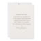 Modern Minimalist Ivory Budget Wedding Photo