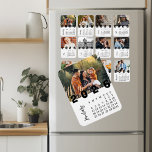 Modern Minimalist January 2026 Photo Calendar Magnet