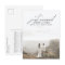 Modern Minimalist Just Married Photo Wedding