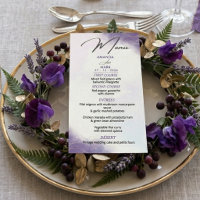 Modern Minimalist Lilac Purple Trendy