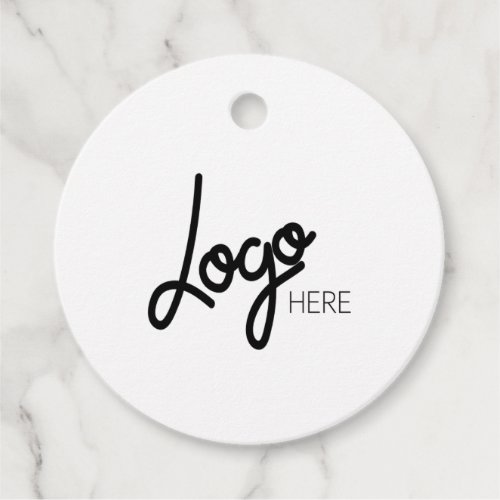 Modern Minimalist Logo Front  Text Back Price Tag