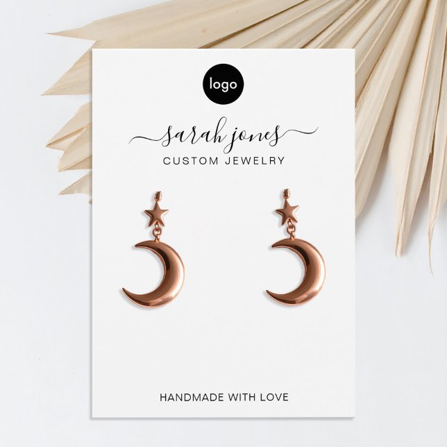 Modern Minimalist Logo Jewelry Display Card (Creator Uploaded)
