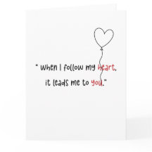 Modern Minimalist Love Quote Valentine’s Card 