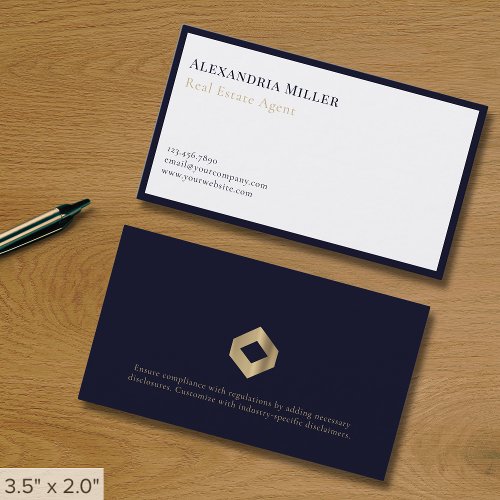 Modern Minimalist Luxury  Business Card