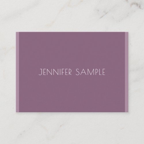 Modern Minimalist Luxury Elegant Template Trendy Business Card