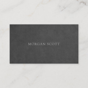 Modern Minimalist Luxury Suede Texture Business Card