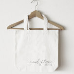 Modern Minimalist Maid of Honor Tote Bag<br><div class="desc">Custom-designed tote bag for maid of honor featuring modern and minimalist design.</div>