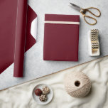 Modern Minimalist Maroon Burgundy Solid Color Wrapping Paper<br><div class="desc">Introducing our Modern Minimalist Maroon Burgundy Solid Color Wrapping Paper, designed for those who appreciate simplicity and elegance in their gift wrapping. This wrapping paper features a rich maroon burgundy hue, offering a sophisticated and modern look that enhances any gift. Crafted from high-quality materials, it ensures durability and ease of...</div>