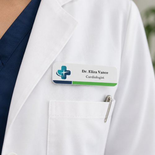 Modern Minimalist Medical Staff Custom Name Tag