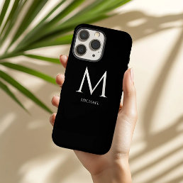 Modern Minimalist Monogram iPhone 16 Pro Max Case