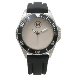 Modern Minimalist Monogram Initial Watch