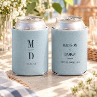 Modern Minimalist Monogram Wedding Elegant Names