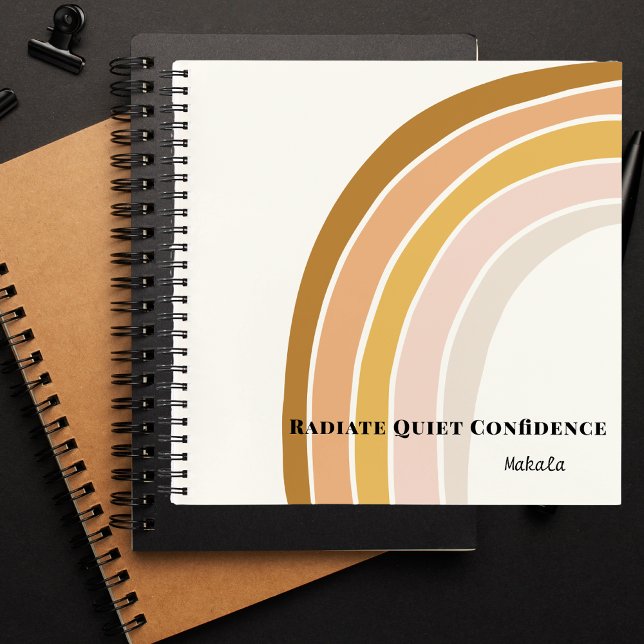 Modern Minimalist Motivational Boho Style  Notebook (Creator Uploaded)