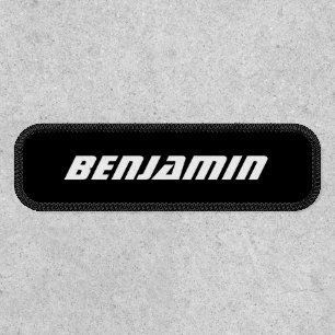 Modern Minimalist Name Patch