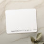Modern Minimalist Name Personalized Stationery Note Card
