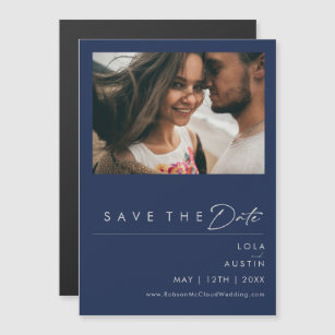 Best Save the Date Magnets – New and Blue