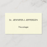 [ Thumbnail: Modern & Minimalist Neurologist Business Card ]
