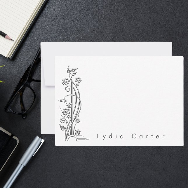 Modern Minimalist  Note Card (Creator Uploaded)