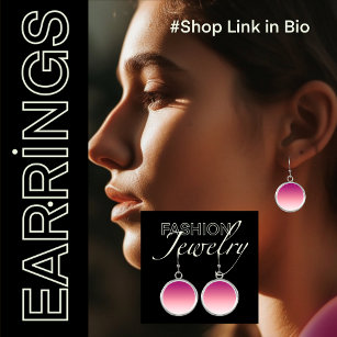 Modern Minimalist Ombre Boho Drop Dangle Earrings