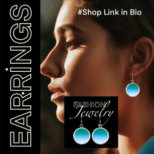 Modern Minimalist Ombre Boho Drop Dangle Earrings