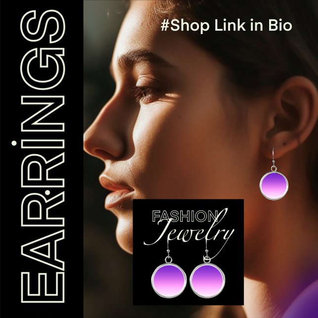 Modern Minimalist Ombre Boho Drop Dangle Earrings (Trendy Modern Minimalist Ombre Drop Dangle Earrings)