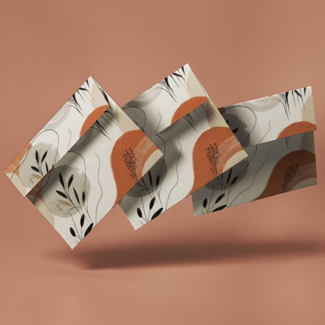 Modern Minimalist Organic Abstract Shapes Pattern Envelope (Creator Uploaded)