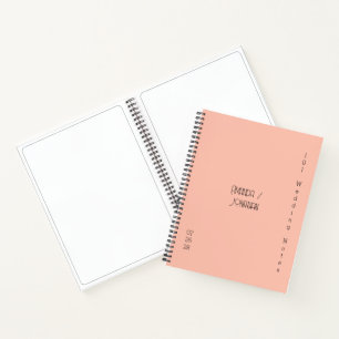 Modern Minimalist Pastel Wedding Guest Book