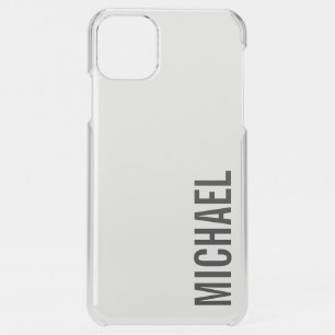 Modern Minimalist Personalized Name iPhone 11 Pro Max Case