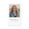Modern Minimalist Photo Business Card