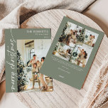 Modern Minimalist Photo Collage Merry Christmas Holiday Card<br><div class="desc">Send warm holiday wishes with a "Modern Minimalist Photo Merry Christmas" holiday card. This sleek design highlights your favorite photo, framed by clean lines and understated typography that conveys a simple yet elegant seasonal greeting. The minimalistic layout keeps the focus on your cherished memory, while a subtle color palette adds...</div>