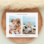 Modern Minimalist Photo Holiday Christmas Card<br><div class="desc">Modern Minimalist Photo Holiday Christmas Card</div>