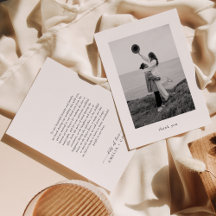 Modern Minimalist Photo Wedding