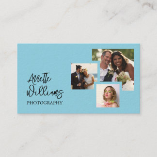 Modern minimalist photos photography business card